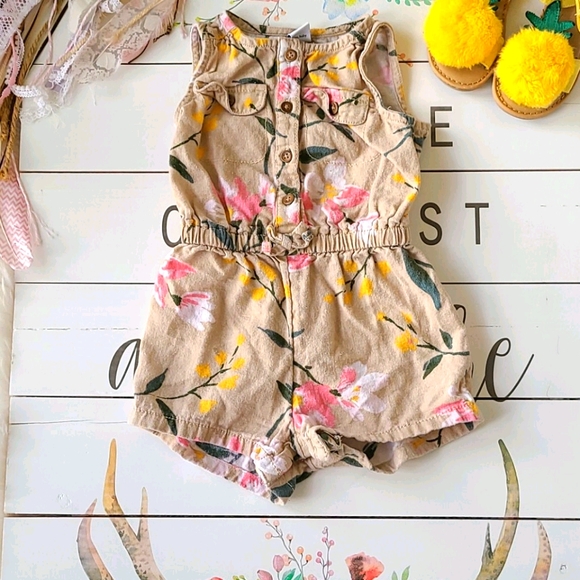 Old Navy Other - EUC Old Navy 12-18 Month Boho Girls Romper ☀️